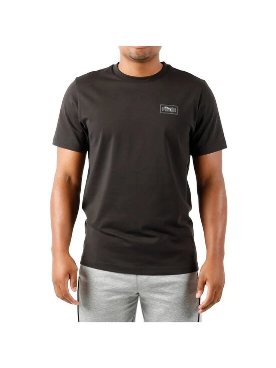 Puma Other - Puma Men's Size XL Black Graphic Logo T-Shirt 100% Cotton Casual Tee d1896